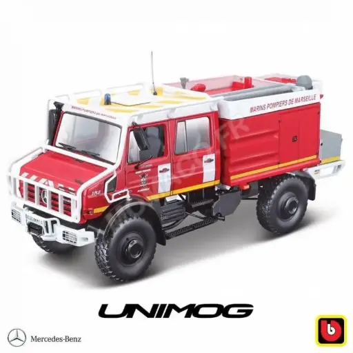 [BBURAGO32017RD] MERCEDES-BENZ UNIMOG POMPIER 13 1/55 BBURAGO32017RD